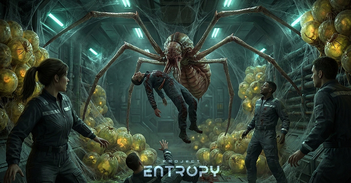 Alien Spider Boss Battle